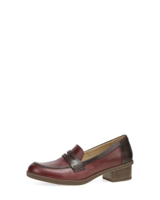 Dansko Brown Danica Waterproof Penny Loafer Pump