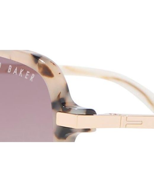 Ted Baker Pink 57Mm Gradient Square Sunglasses
