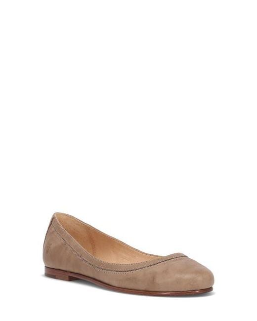 Frye Natural Carson Ballet Flat