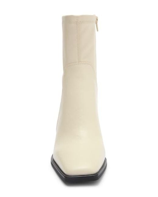 Steve Madden Natural Vallie Square Toe Bootie
