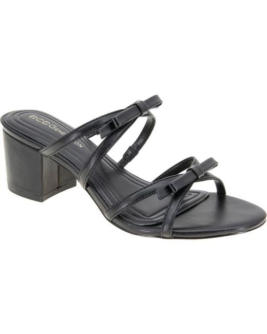 BCBGeneration Black Sarina Slide Sandal