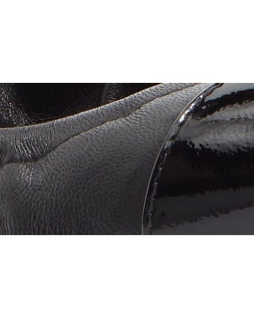 Stuart Weitzman Black Gabby Foldable Ballet Flat
