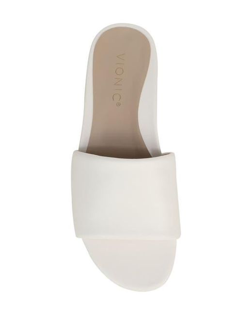 Vionic White Gillian Slide Sandal