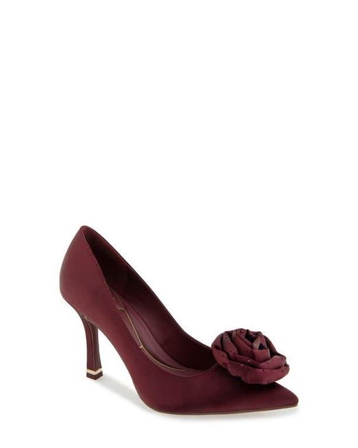 Kenneth Cole Purple Romi Rosette Pointed Toe Pump