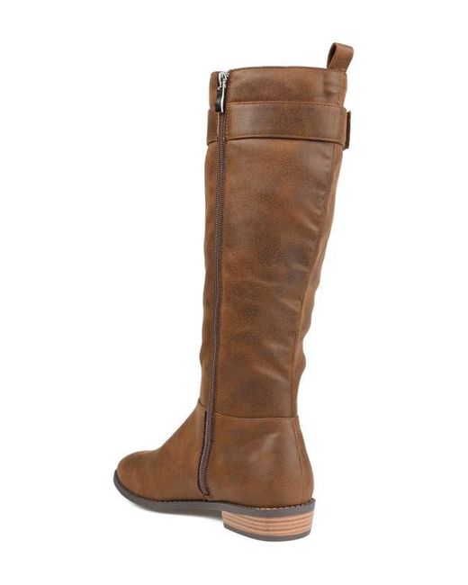 Journee Collection Brown Lelanni Knee High Boot