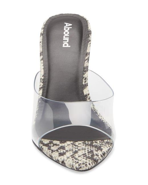 Abound White Alana Slide Sandal