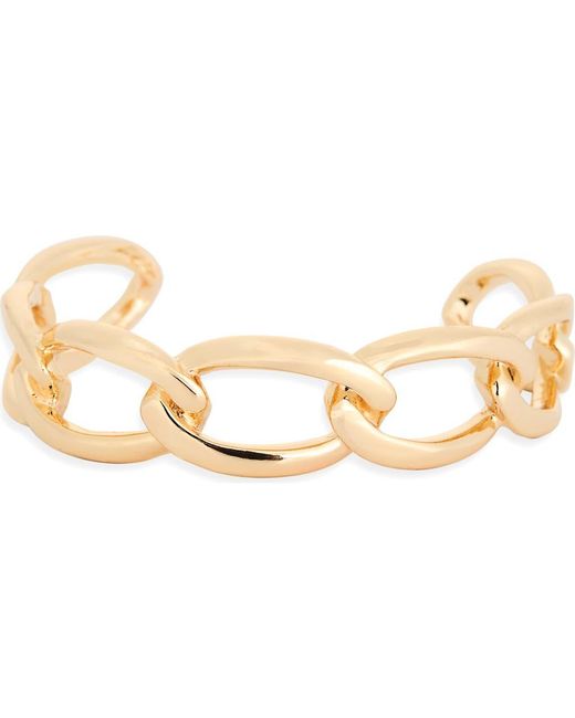 Leith Metallic Chain Link Cuff Bracelet