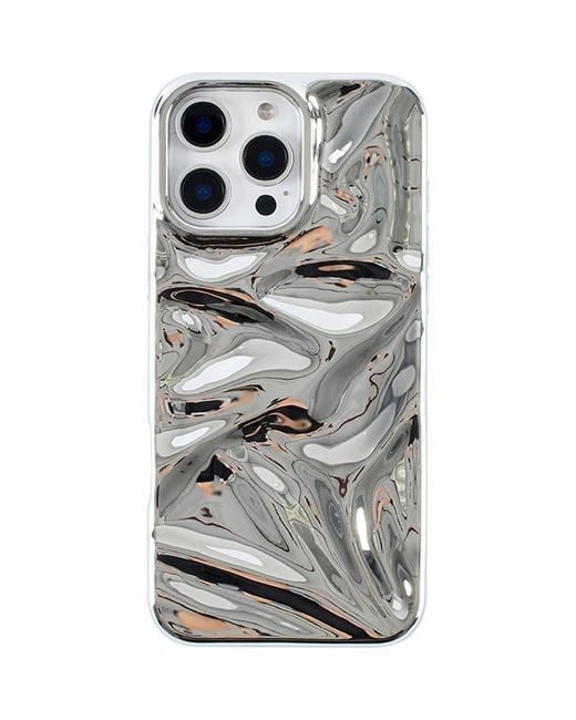 Auramma Gray Crinkle Iphone 16 Pro Max Case