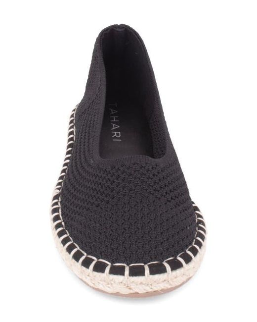 Tahari Blue Juniper Espadrille Ballet Flat