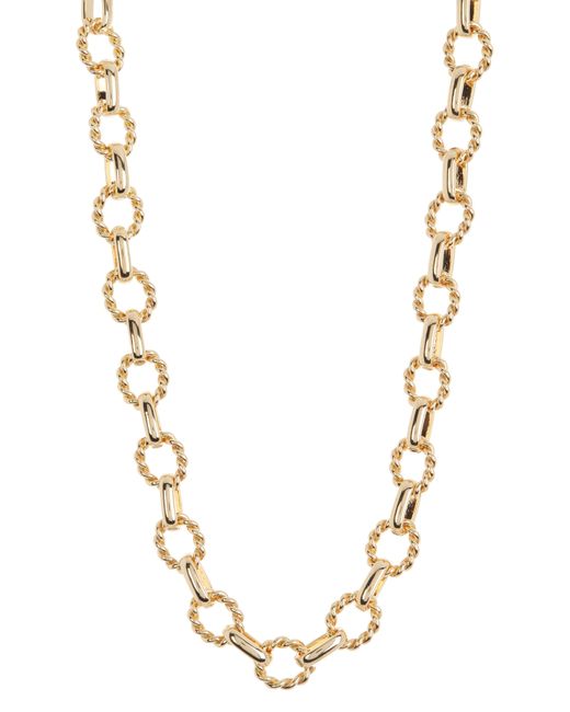 Nordstrom Metallic Twisted Rolo Chain Necklace