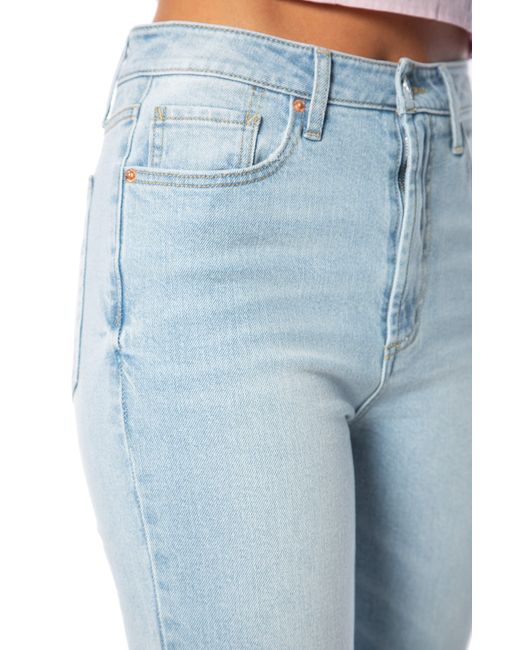 Juicy Couture Blue Straight Leg Ankle Jeans