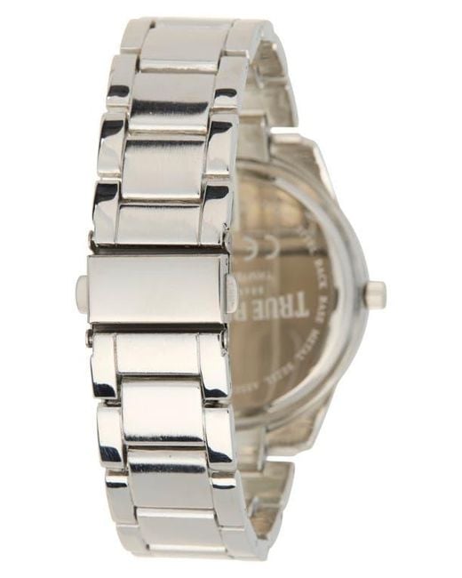 True Religion Gray Logo Bracelet Watch, 43Mm for men