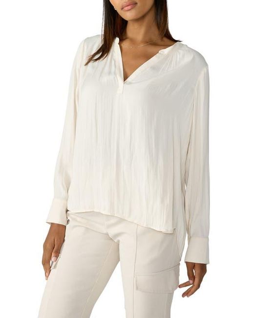 Sanctuary White Lizzie Sateen Tunic Top