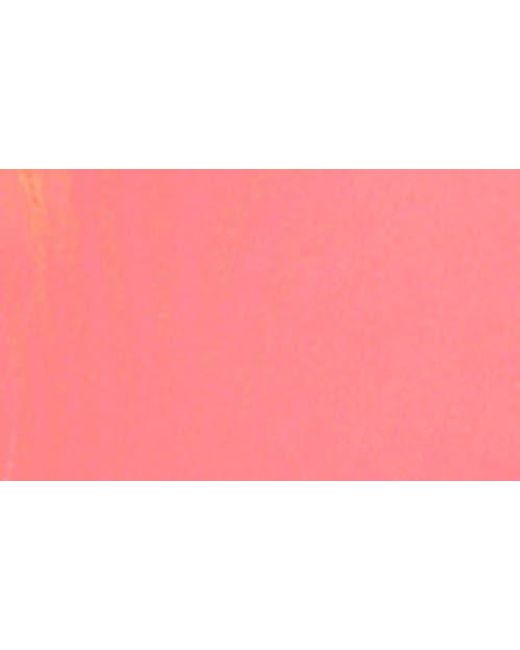 Citrus Pink Solid Flutter Tankini Bikini Top