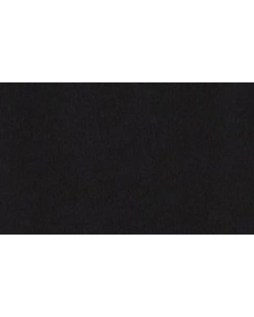 AREA STARS Black Pria Split Neck Tiered Trapeze Dress