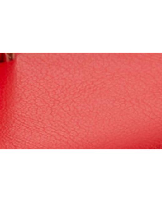 Unisa Red Kitten Heel Sandal