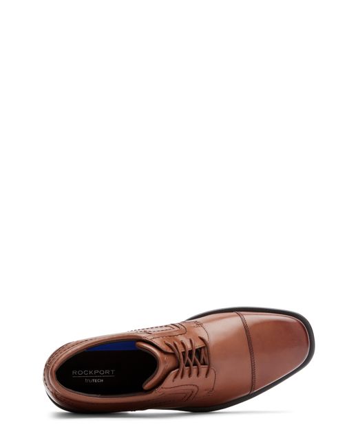 Rockport Brown Isaac Cap Toe Derby for men