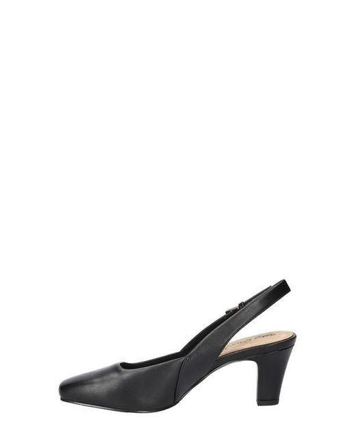 Easy Street Black Ritsa Slingback Pump