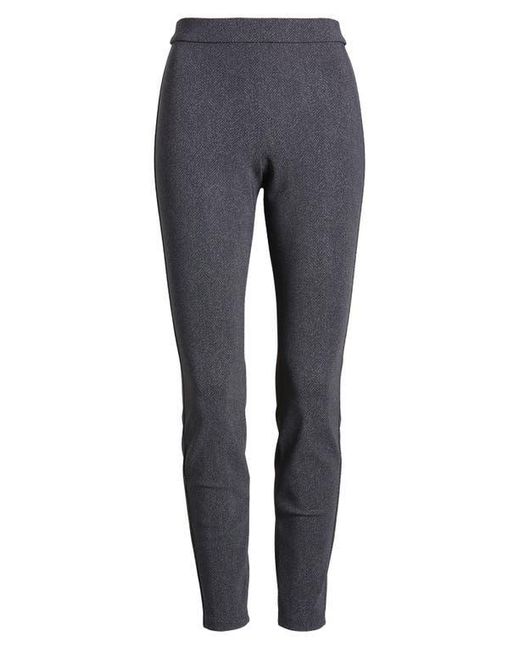 Theory Blue Adbelle High Waist Slim Fit Crop Pants