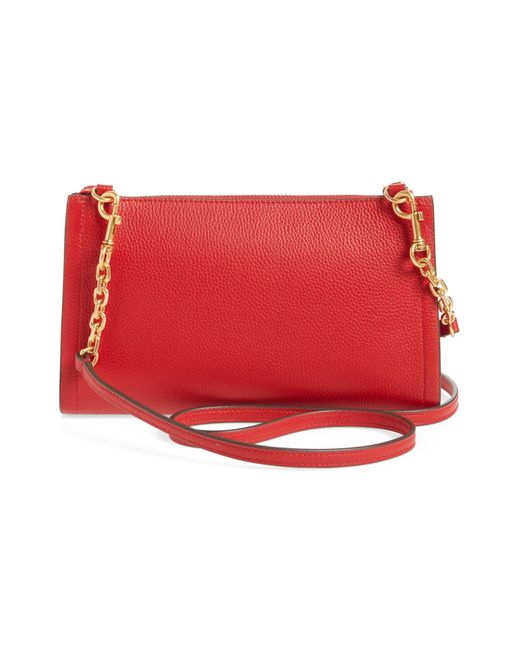 Tory burch carson zip top crossbody bag sale