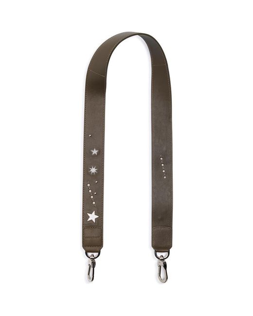 Longchamp Black Star Leather Shoulder Strap for men