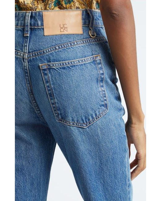 Ulla Johnson Blue The Martine High Waist Flare Jeans
