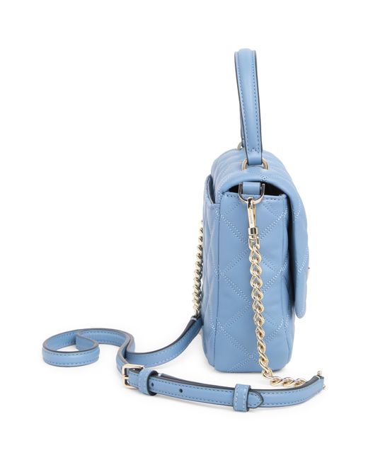 Kate Spade Blue Natalia Quilted Square Crossbody Bag