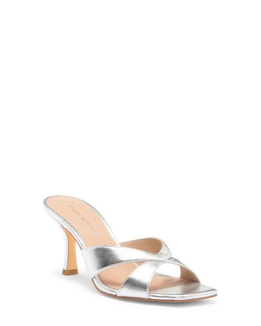 Stuart Weitzman White Miami Slide Sandal