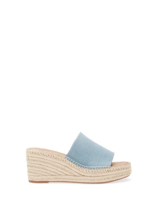 Nordstrom Rack Blue Claire Jute Wedge Slide Sandal