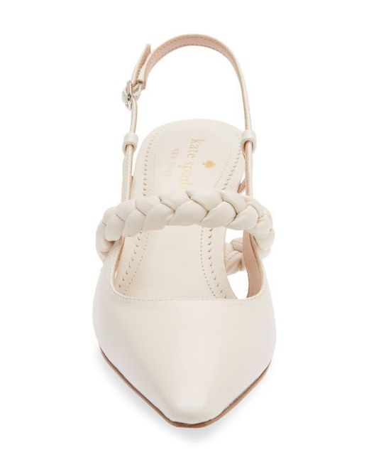 Kate Spade White Maratea Slingback Pump