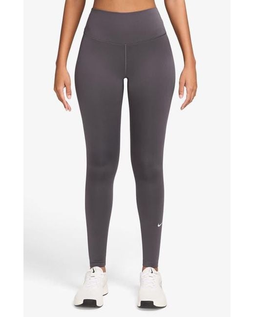 Nike Gray Therma-Fit High Waist Leggings