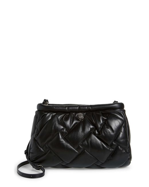 Kurt Geiger Kensington Quilted Leather Clutch in Black Lyst