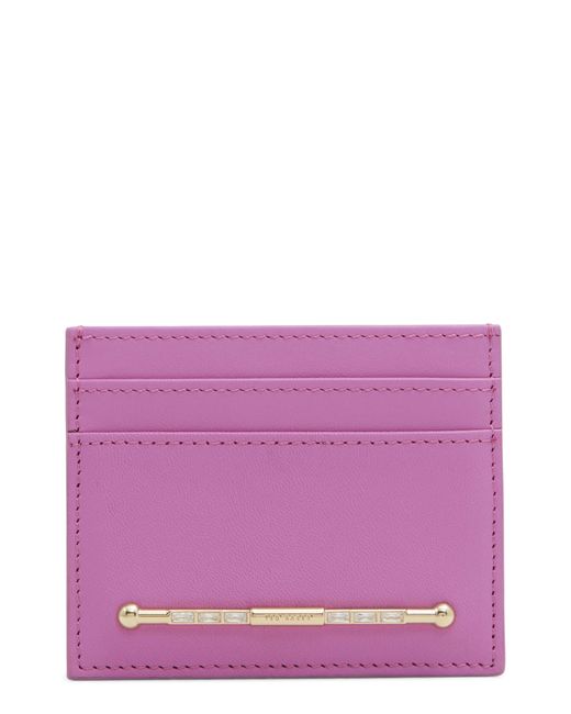 Ted Baker Purple Victoria Leather Card Wallet
