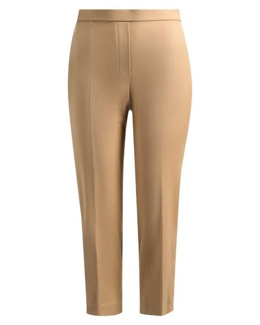 Theory Natural Sleek Flannel Treeca Pull-On Pants
