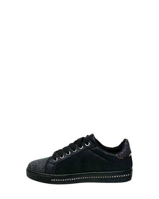 Lady Couture Black Beyond Embellished Glitter Sneaker