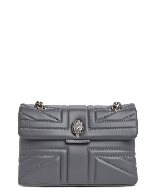 Kurt Geiger Kurt Geiger Kensington Leather Bag In Grey At Nordstrom