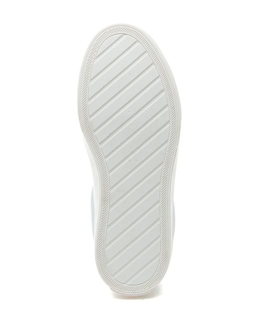 J/Slides White Gennie Studded Platform Sneaker
