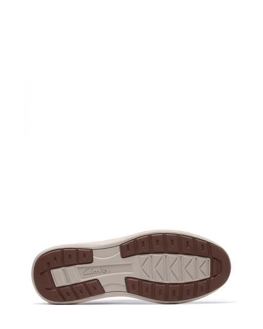 Clarks Brown Craftwell Moc Toe Derby for men