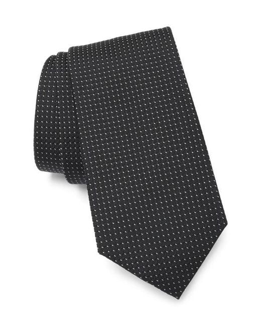 Calvin Klein Black Alice Micro Solid Tie for men