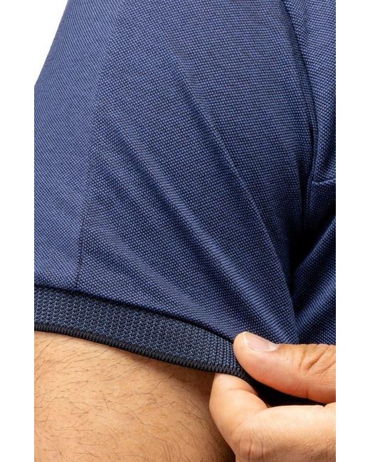 Xray Jeans Blue Piqué Polo for men