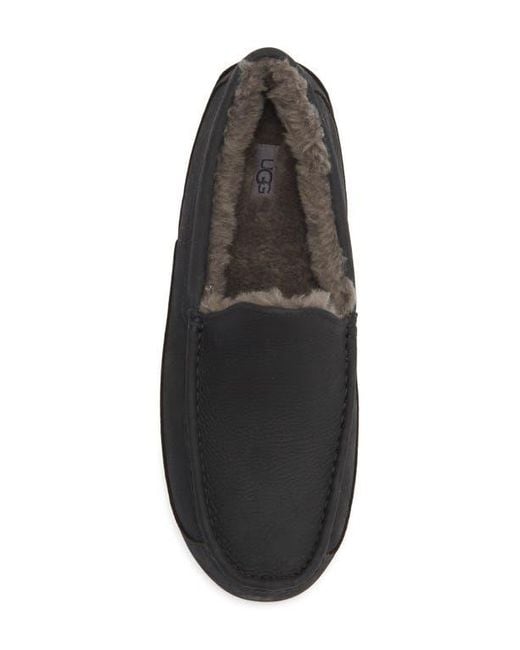 Ugg Black Ascot Loafer Slipper for men