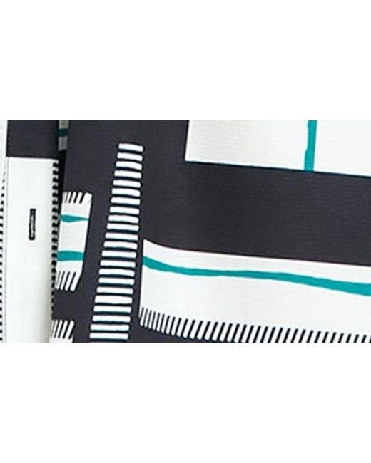 London Times Multicolor Long Sleeve Shirtdress