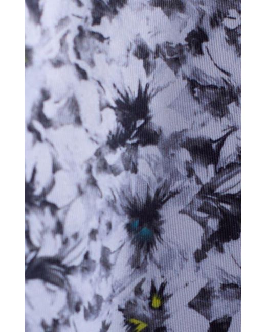 Bugatchi Blue Three-Button Performance Polo for men