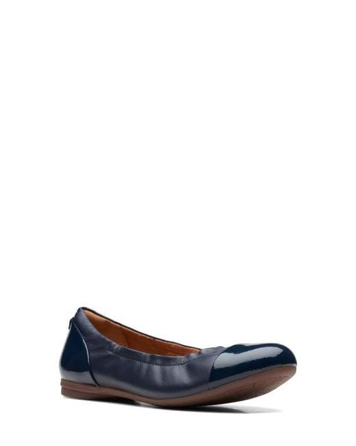 Clarks Blue Rena Jazz Flat
