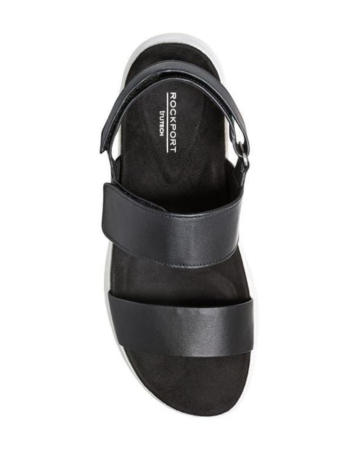 Rockport Black Qwera Sandal