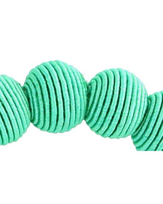 Panacea Green Ball Drop Earrings