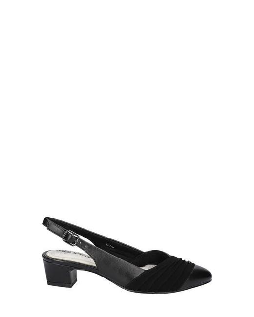 Easy Street Black Bates Slingback Pump