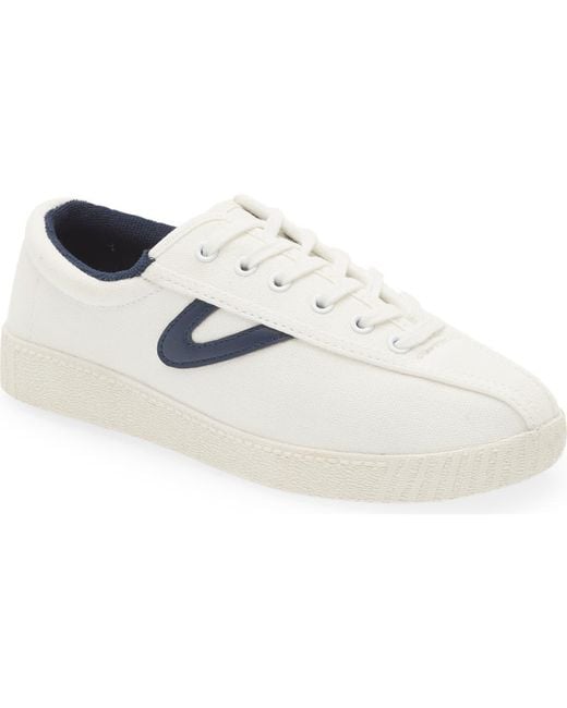 Tretorn White Nylite Sneaker