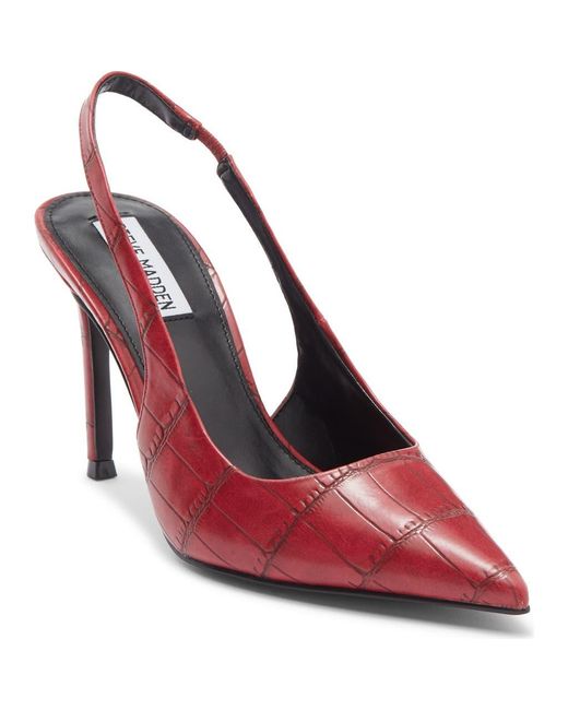 Steve Madden Red Juliya Slingback Pump