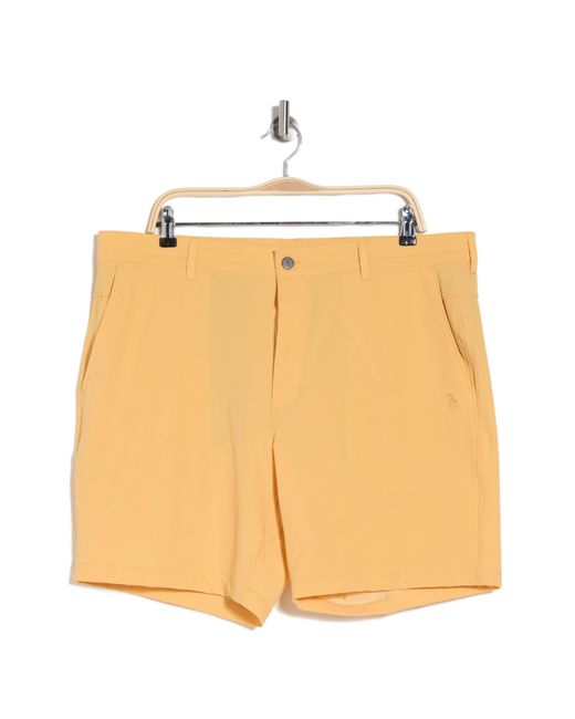 Original Penguin Orange Performance Crossover Golf Shorts for men
